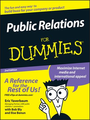 Public Relations For Dummies - ebook